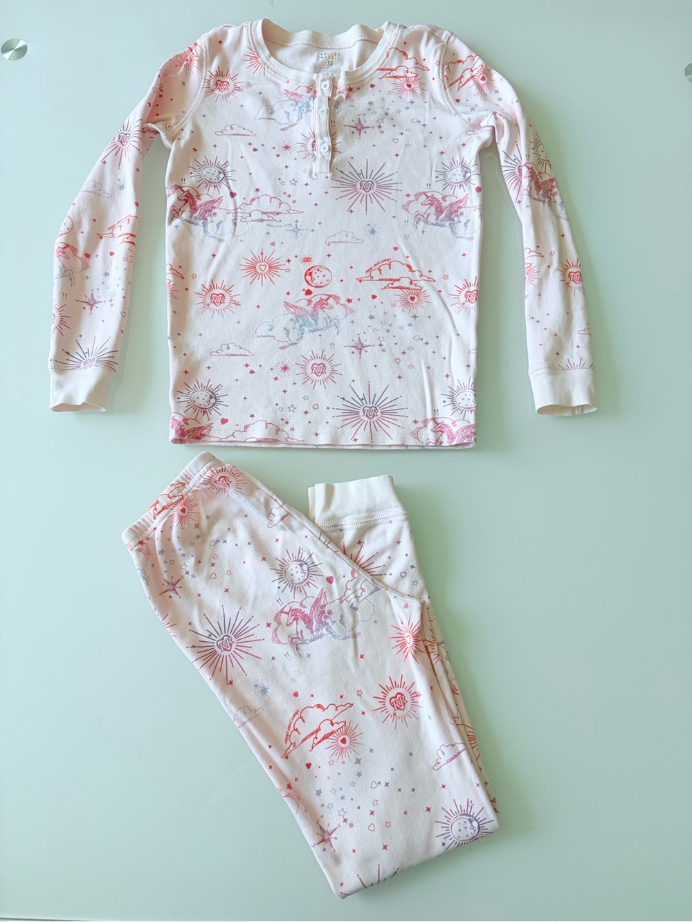 Roller Rabbit Rainbow Fairytale pj Set Sz 12